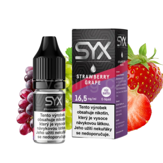 E-liquid Salt SYX 16,5mg STRAWBERRY GRAPE (jahoda a hrozno) 10ml