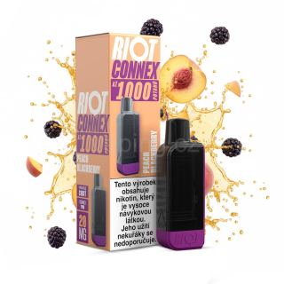 Riot Connex 1000 přednaplněný POD PEACH BLACKBERRY 10mg