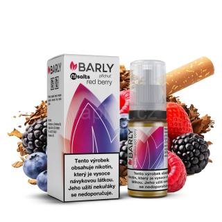 Barly Red Berry SALT e-liquid (tabák a lesní plody) 10ml - 20mg