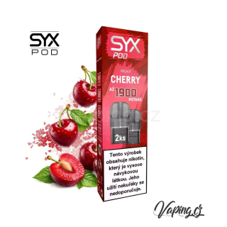 SYX POD 2x cartridge - CHERRY (třešeň) 16,5mg