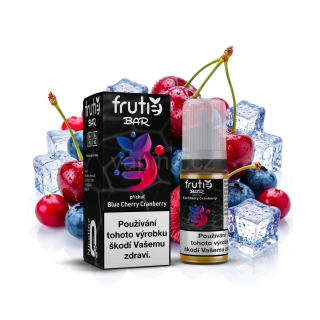 Frutie Bar Salt e-liquid BLUE CHERRY CRANBERRY (borůvka, třešeň a brusinka) 0mg