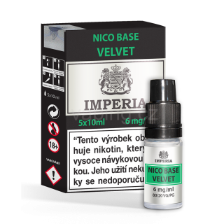 Imperia Velvet Nico Base (80VG/20PG) 5x10ml 6mg