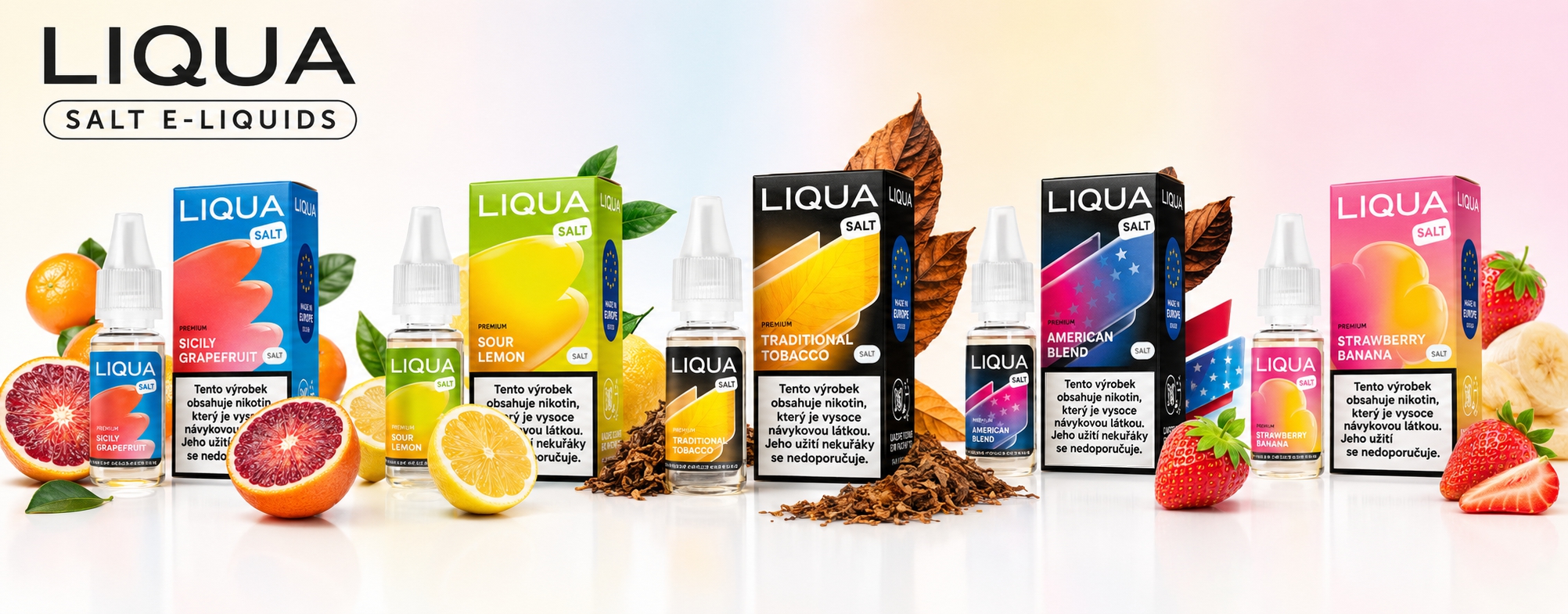 LIQUA Salt e-liquidy